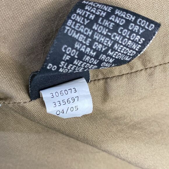 Vintage Y2K Old Navy Brushed Cotton Twill Tan Classic Soft Blazer Jacket - Picture 14 of 14